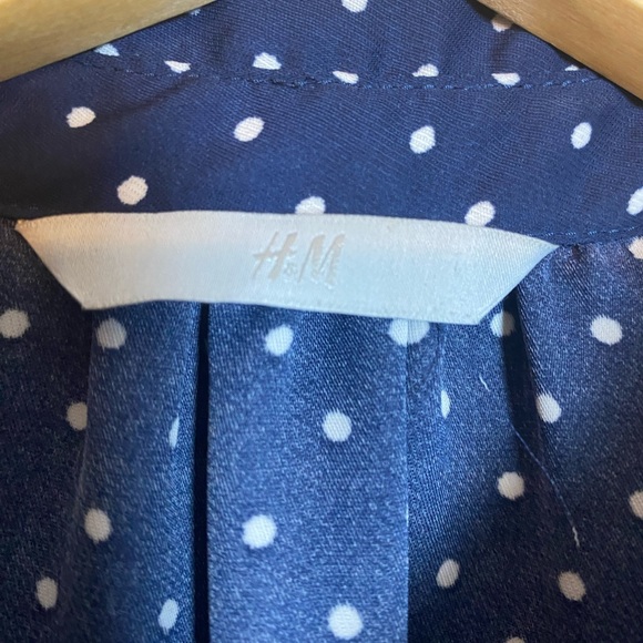 H&M Polka Dot marine blouse - Picture 4 of 5